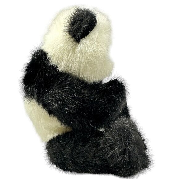 Checkers Panda Bear Teddy TY Attic Collectible 8” Plush Jointed Stuffed Animal - Picture 4 of 7